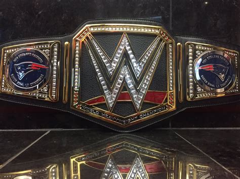 Wwe Sends New England Patriots Custom Title Belt Wwe Wrestling News World