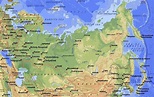 Physical Features Map Of Russia | Cities And Towns Map