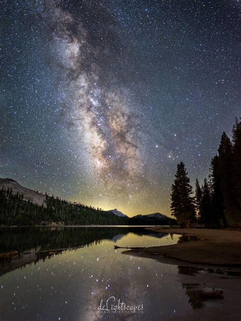 Milky Way Over An Alpine Lake Night Sky Delightscapes