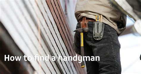 How To Find A Handyman