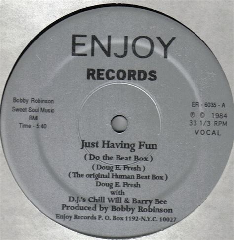 Doug E Fresh Just Having Fun Vinyl Discogs