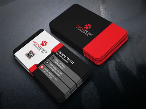 business card design  psd  behance