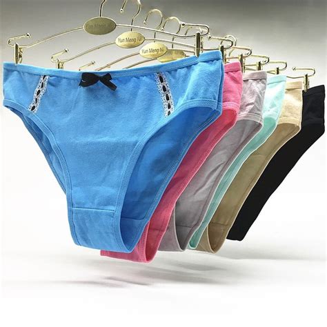 New Cotton Panties For Young Girls Cartoon Print Girl G String Thongs