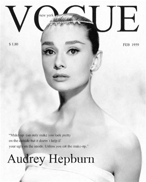 Audrey Hepburn Vogue Cover 1964 Vogue Vintage Capas Vintage Da Vogue