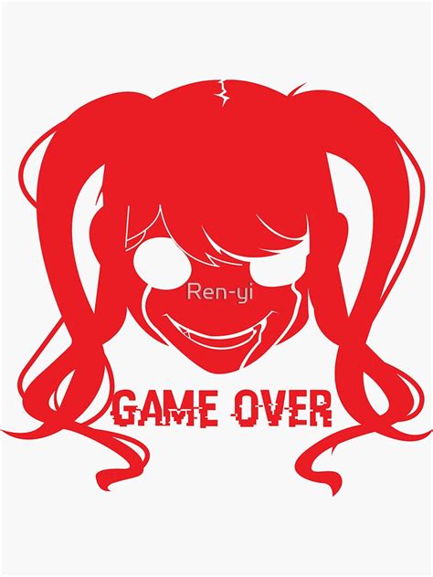 Fun Girl Yandere Simulator Sticker For Sale By Ren Yi Redbubble