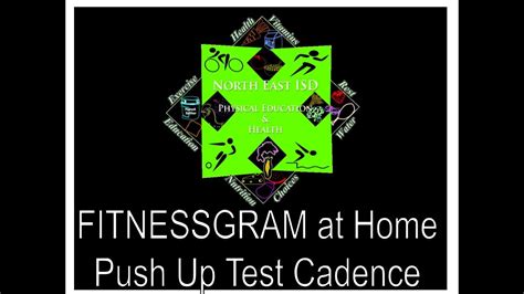 Neisd Fitnessgram At Home Push Up Cadence Youtube