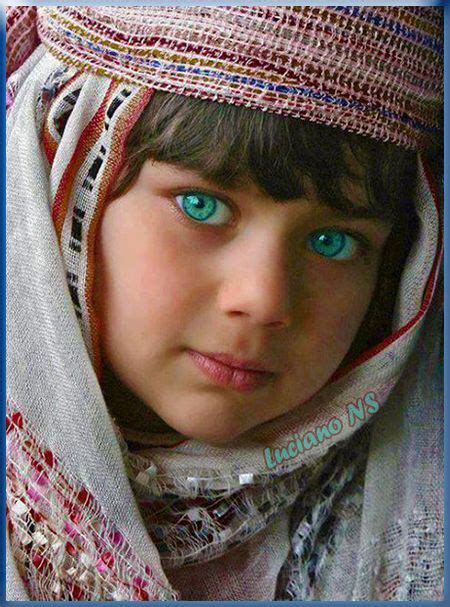 Light Blue Eyes Kazakhstan Asia Europe Childhood Beautiful Children