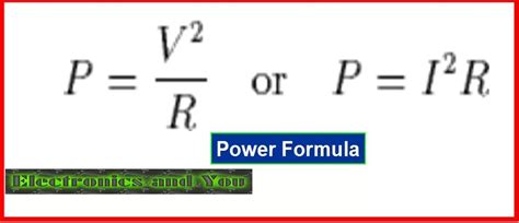 Power In Physics And Electricity Electric Power Definition Formula