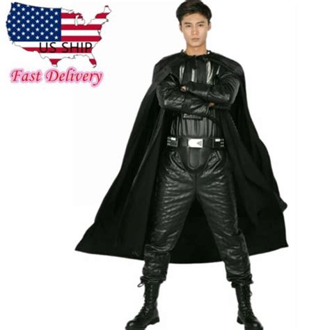 Buy Darth Vader Costume Black Cosplay Clothing Belt Cape Props