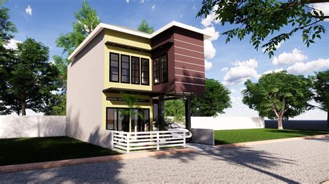 Denah rumah ukuran 9x9 m 1 2 lantai. Design Rumah 6x12 3 Kamar 2 Lantai - YouTube