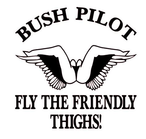 Bush Pilot Vinyl Decal Custom Bush Pilot Sticker Adult