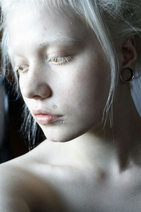 milky white skin in 2023 pale skin white eyelashes albino model