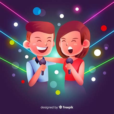 Download Karaoke Couple For Free Karaoke Vector Free Graphic Editing