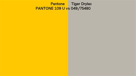 Pantone U Vs Tiger Drylac Side By Side Comparison