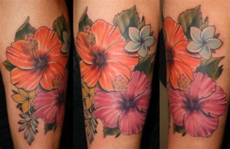 Tattoos Gallery Hawaiian Flower Tattoo Girl Design