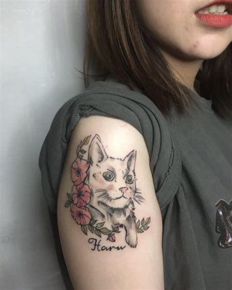 57 Charming Cat Tattoos For Women To Cherish