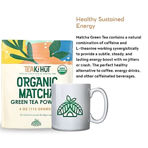 Teaki Hut Organic Matcha Green Tea Powder 4oz Usda Organic Culinary