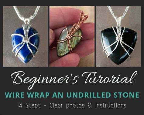 Transform a pair of square beads into a pair of wrapped bead earrings. Wire Wrap an Undrilled Stone - Beginner's Wire-Wrapping ...
