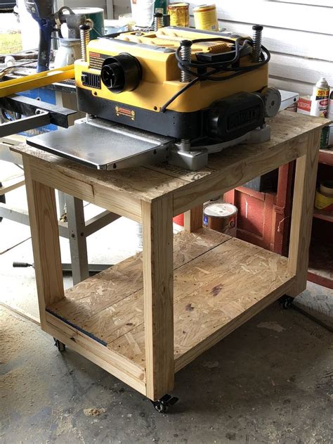 Life made simply with nikki. DIY Rolling Tool Cart / Rolling Planer Stand | Tool cart, Custom furniture, Diy