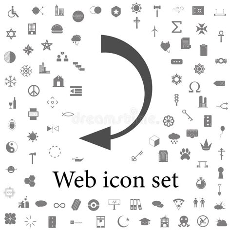 Back Arrow Icon Elements Of Web In Neon Style Icons Simple Icon For