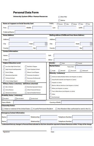 Free 53 Human Resources Forms In Pdf Ms Word Excel