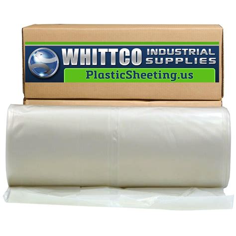 15 Mil Clear Plastic Sheeting Construction Sheeting 20 X 100
