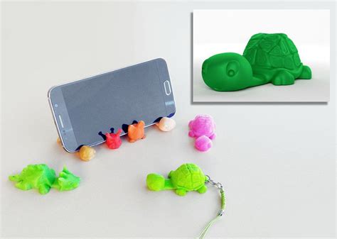 Tortoise Keychain Smartphone Stand By Shira Thingiverse