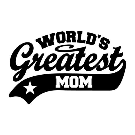 World S Greatest Mom SVG Cricut Cutter Vector Etsy