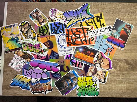 Mega Graffiti Sticker Pack 30 Count Handmade And Printed Etsy