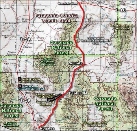 Patagonia Lake State Park Area Map Tucson For The Birds