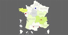 Interactive Map of France [Clickable Regions/Cities]