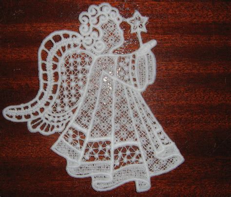 Freestanding Lace Angel 5x7 Products Swak Embroidery