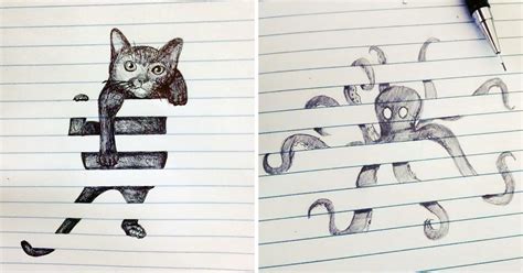 Creative Doodles That Dont Stay Within The Lines Bored