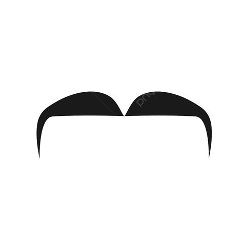 Vector De Bigote Simple Png Bigote Bigote Vectores Bigote Sencillo