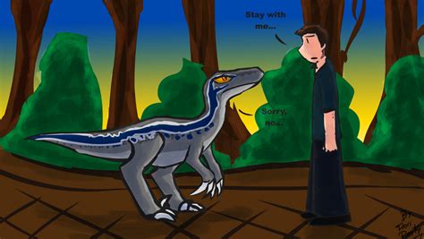 Jurassic World Fallen Kingdom Blue And Owen By Fiori Party On Deviantart