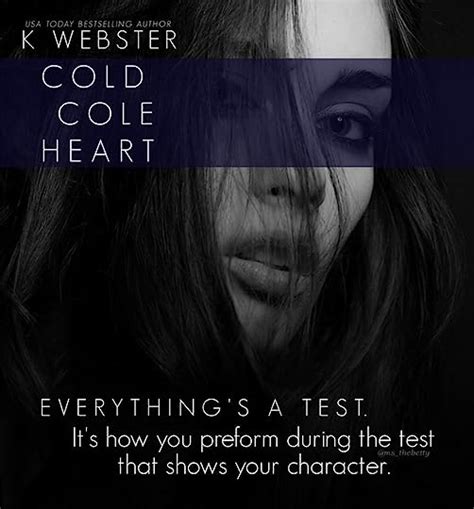cold cole heart by k webster