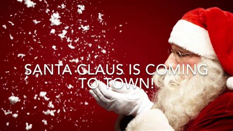 Santa Claus Is Coming To Town Instrumental Lyrics Youtube