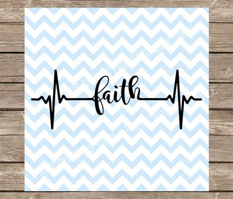 Faith Svg Heartbeat Svg Christian Svg Svg Svg Files Svg Etsy