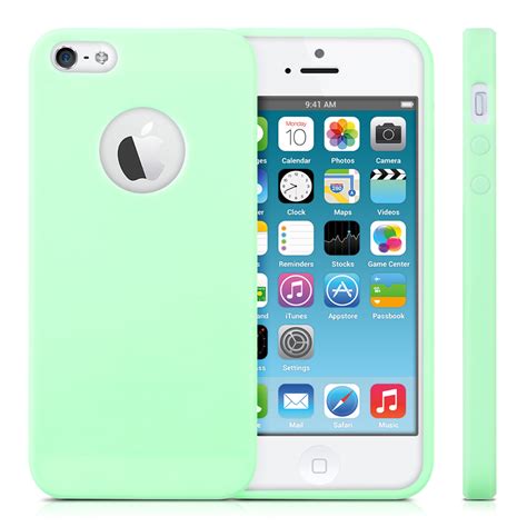 Kwmobile Tpu Silicone Cover Mat For Apple Iphone Se 5 5s Soft Case