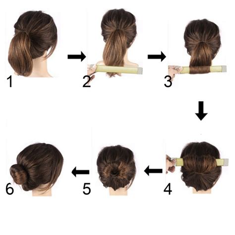 Fait de perruque synthétique avec le fil flexible à l'intérieur, très durable et réutilisable style élégant de cheveux: Accessoire coiffure chignon - passions photos