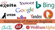 Examples of Search Engines
