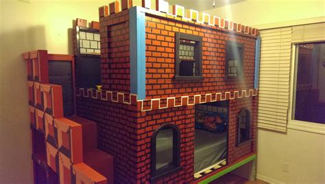 Ana White Mario Castle Bunk Diy Projects Mario Room Super Mario