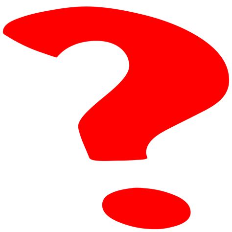 Red Question Mark Png Transparent Image Download Size 2000x2000px