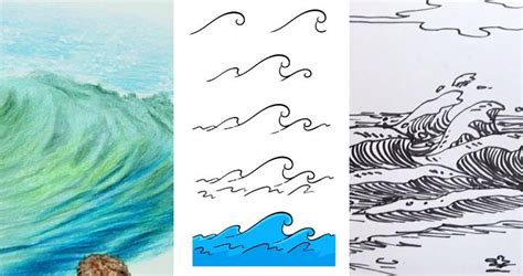 18 Easy Wave Drawing Ideas How To Draw A Wave