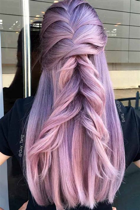 There are strands of silvery lilac, pastel and darker purple hues. The Packed Collection Of The Most Vivid Purple Ombre Hair ...
