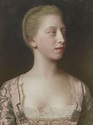1754 Princess Augusta of Great Britain (1737-1813), later Duchess of ...