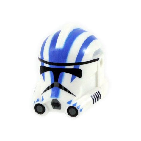 Lego Minifig Star Wars Clone Army Customs Arf Trauma Dark Blue Helmet