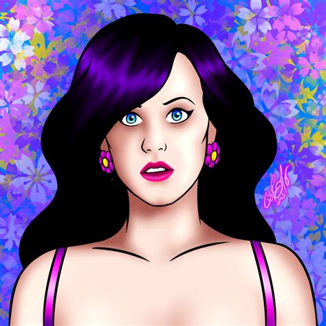 Katy Perry Cartoon Portrait By Darthguyford On Deviantart