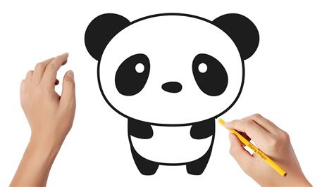 Cómo Dibujar Un Panda Dibujos Sencillos Youtube