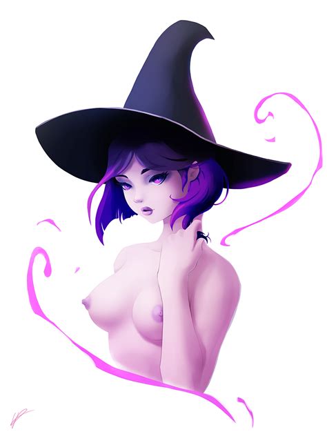 Raven Halloween Pin Up Nude By Hotpinkevilbunny Hentai Foundry